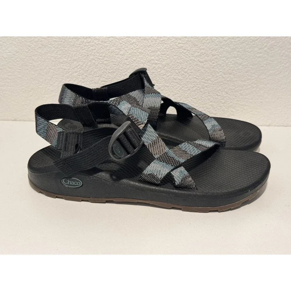 Chaco Mens Weave Black Z/Cloud Sandal Sz 12 Black Strap Outdoor Trail Slip On